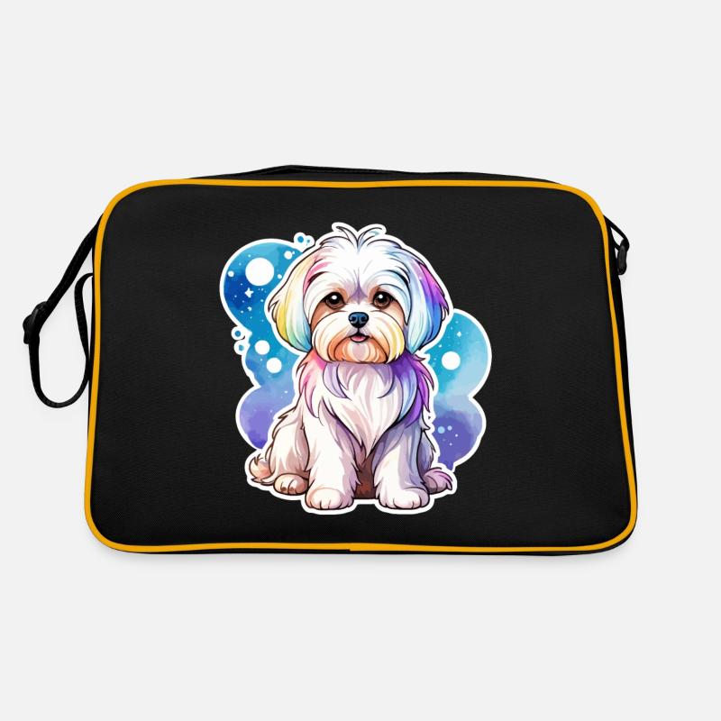Malteser Wasserfarben Retro Tasche