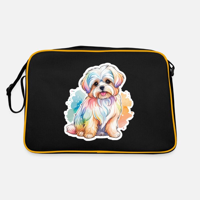 Malteser Wasserfarben Retro Tasche
