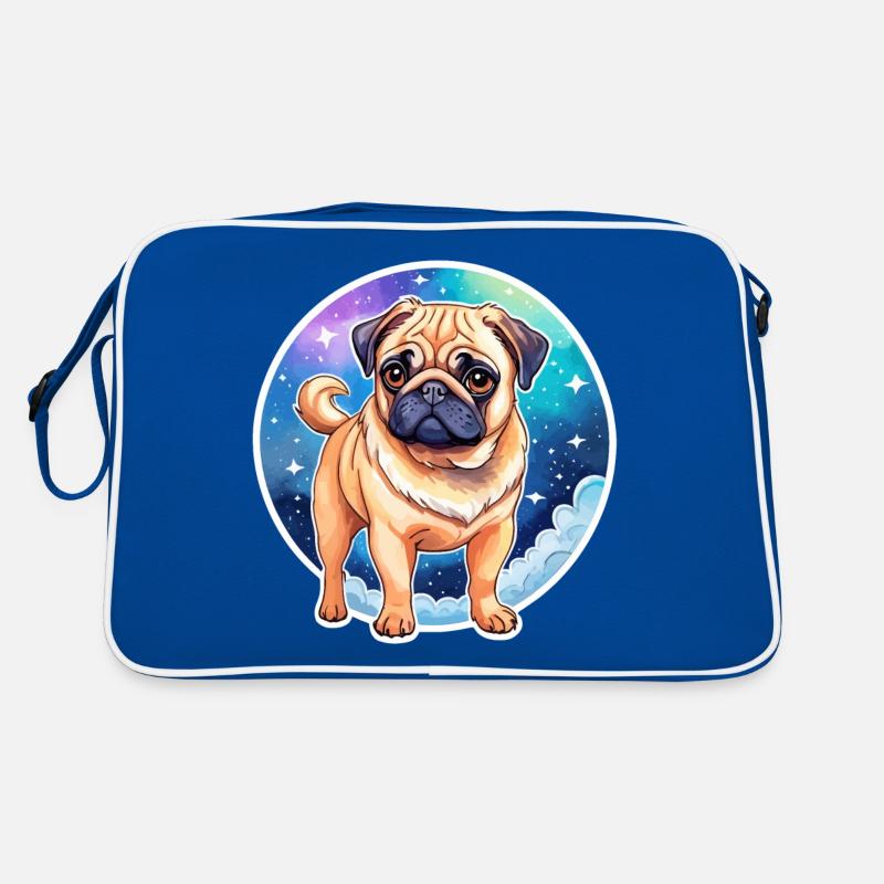 Aquarelles de carlin Sac Retro