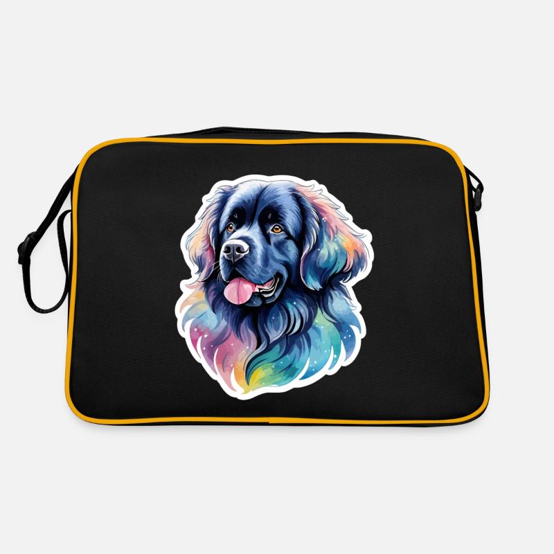 Aquarelles de Terre-Neuve Sac Retro