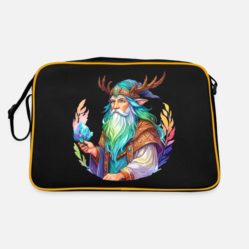 Druide Wasserfarben Retro Tasche