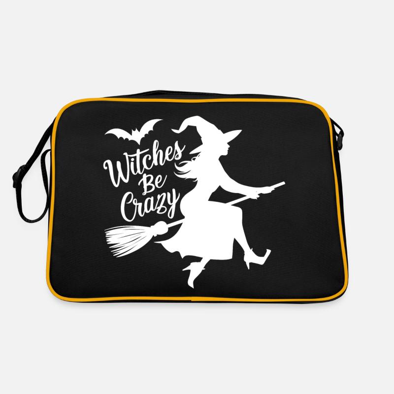 Balai de sorcière d’Halloween Sorcières Be Crazy Sac Retro