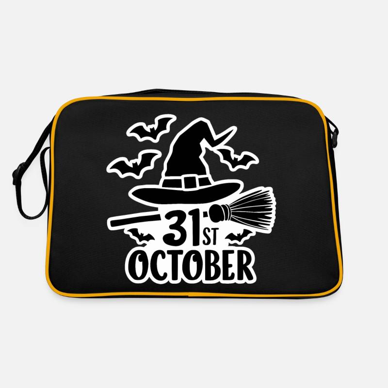 31st October Halloween Saying Quote Retro Bag