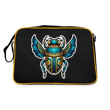 Scarabée Néo Traditionnel - Sac Retro - noir/or - Dos
