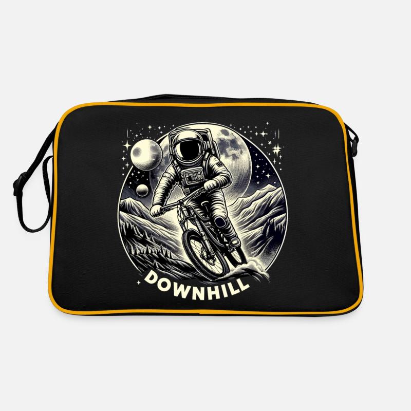 Conception de descente d’astronaute Sac Retro