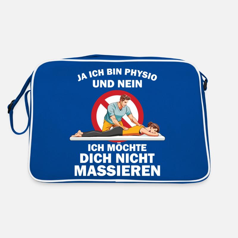 Physiotherapeut Geschenk Physio Physiotherapie Retro Tasche
