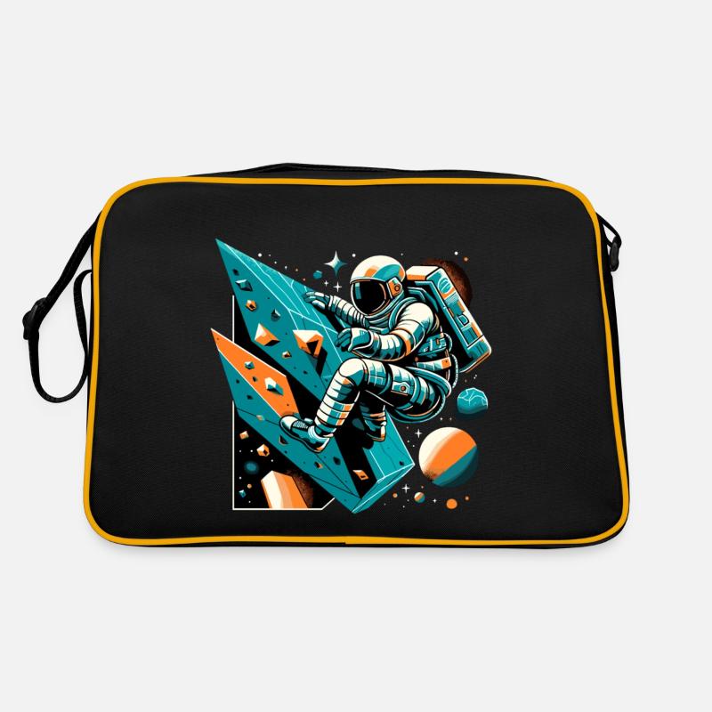 Cadeau d’astronaute d’escalade de bloc Sac Retro