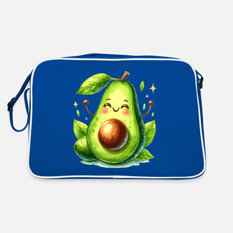 Avocado witzig positiv Optimismus Geschenk Retro Tasche