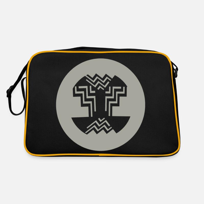 Conception circulaire-intérieure Sac Retro