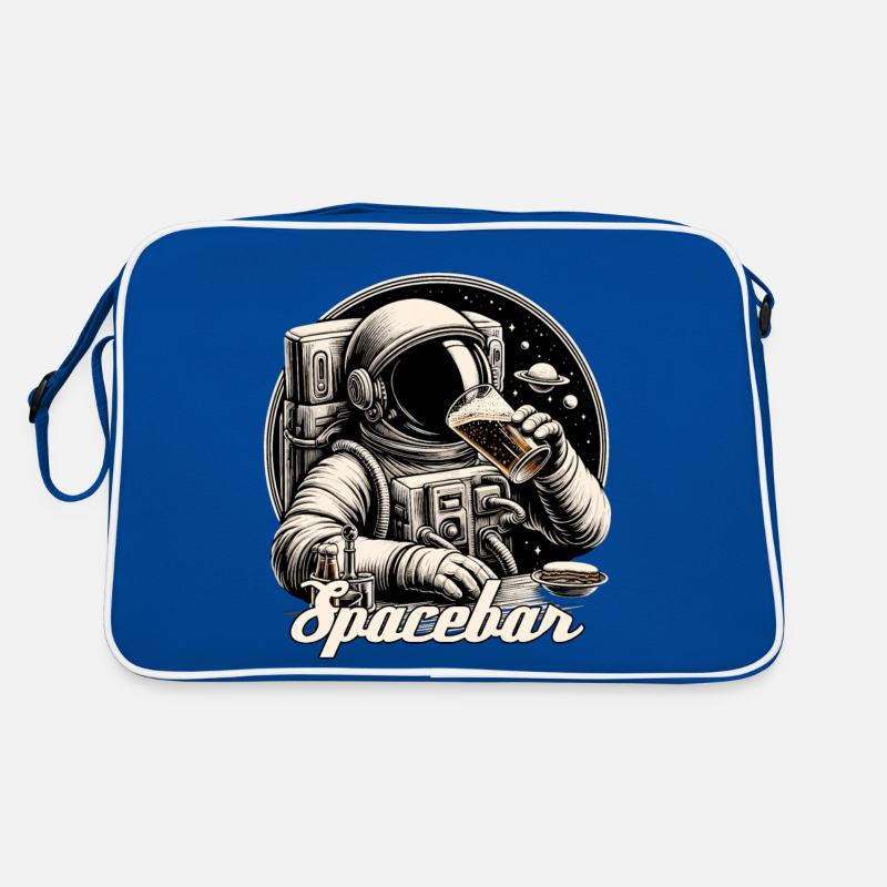 Astronaute Ours Spacebar Cadeau Sac Retro