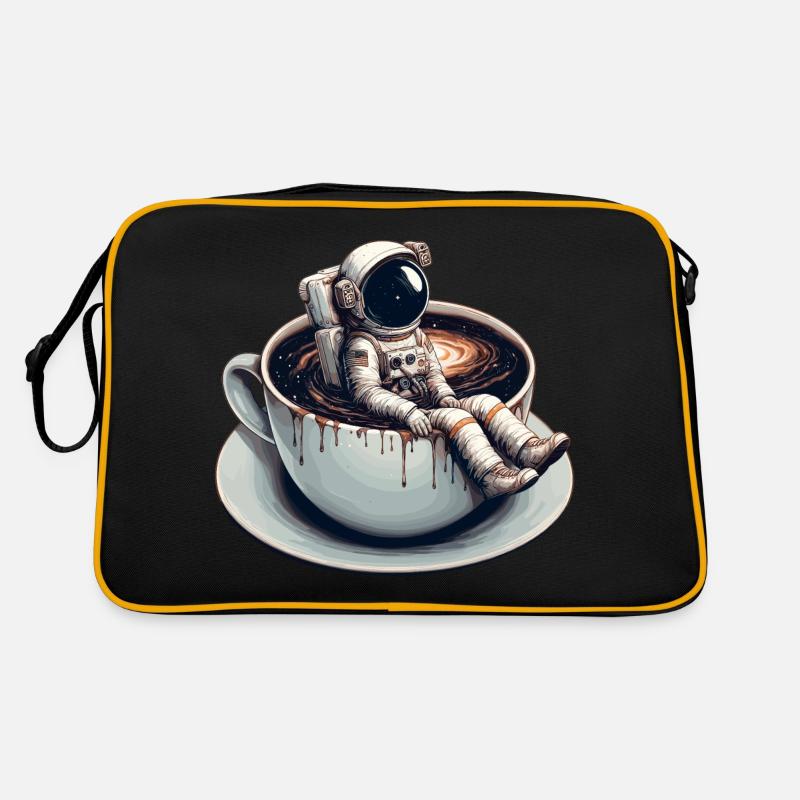 Coffee Astronaut Mug Galaxy Gift Retro Bag