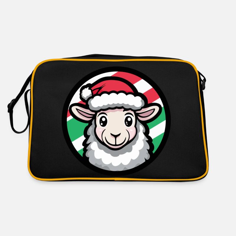 Mouton Animal de Noël Sac Retro