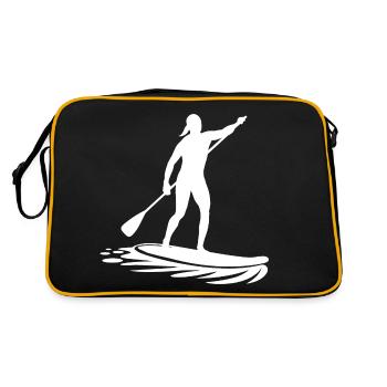Vacances loisirs Stand Up Paddle - Sac Retro - noir/or - Dos