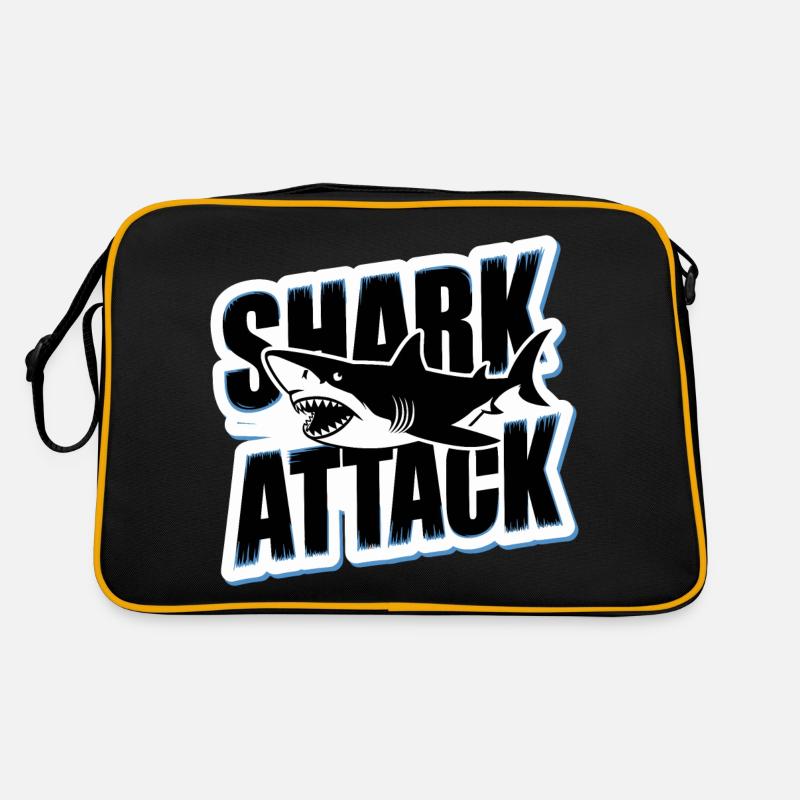 Requin Attaque de requin Amoureux de la mer Sac Retro