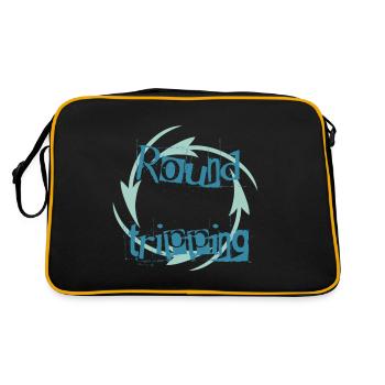 Endless Loop Vibes - Retro Bag - black/gold - Back