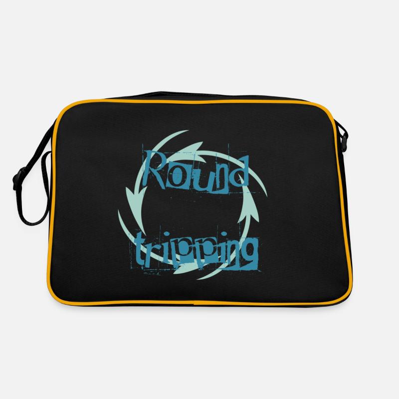 Endlosschleife-Vibes Retro Tasche