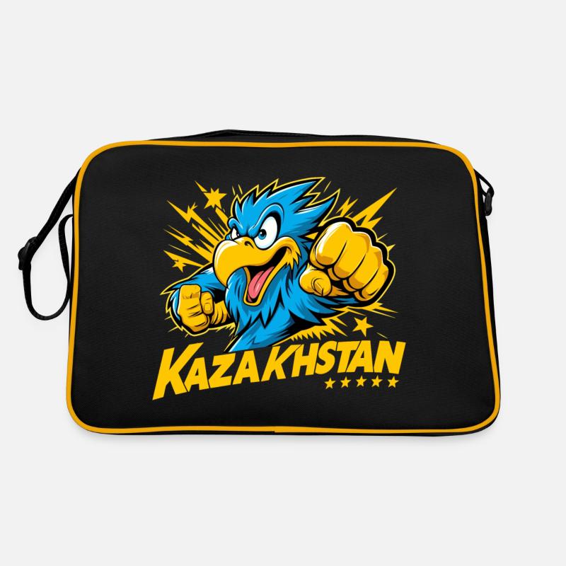 Kazakhstan Eagle Flag Flag Power Cool Gift Retro Bag