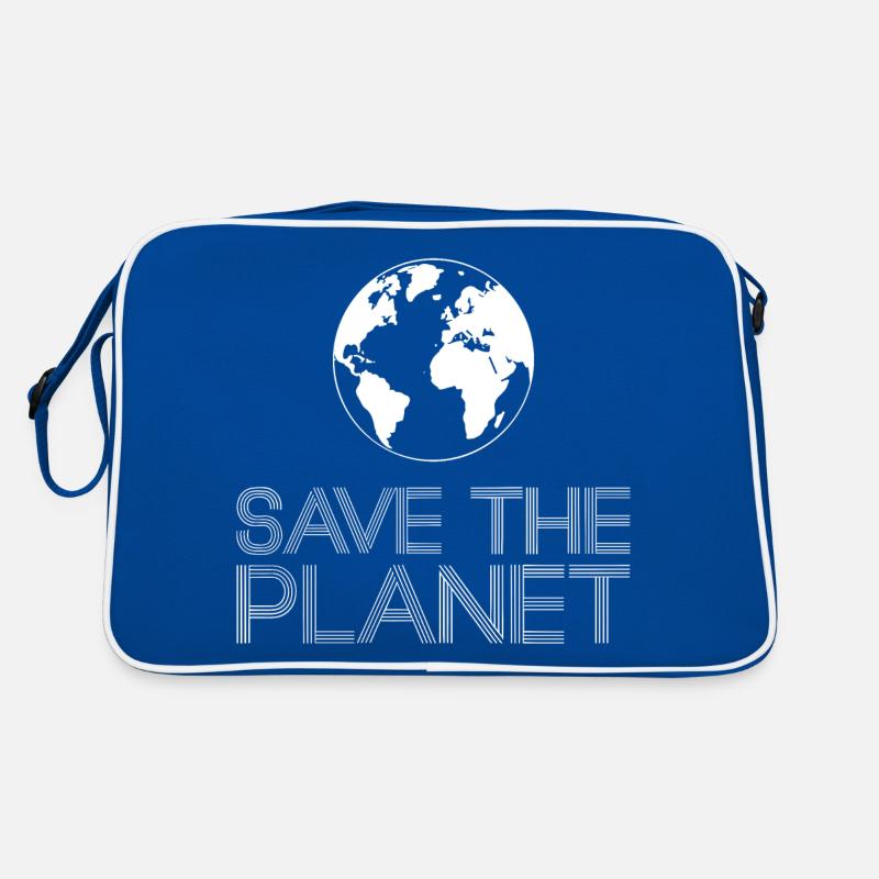 Save the Planet Earth Environmental Activists Retro Bag