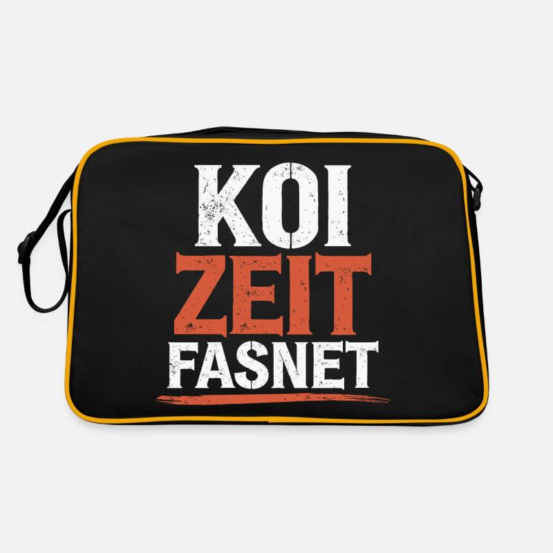 Koi Zeit Fasnet - Carnival Carnival Retro Bag