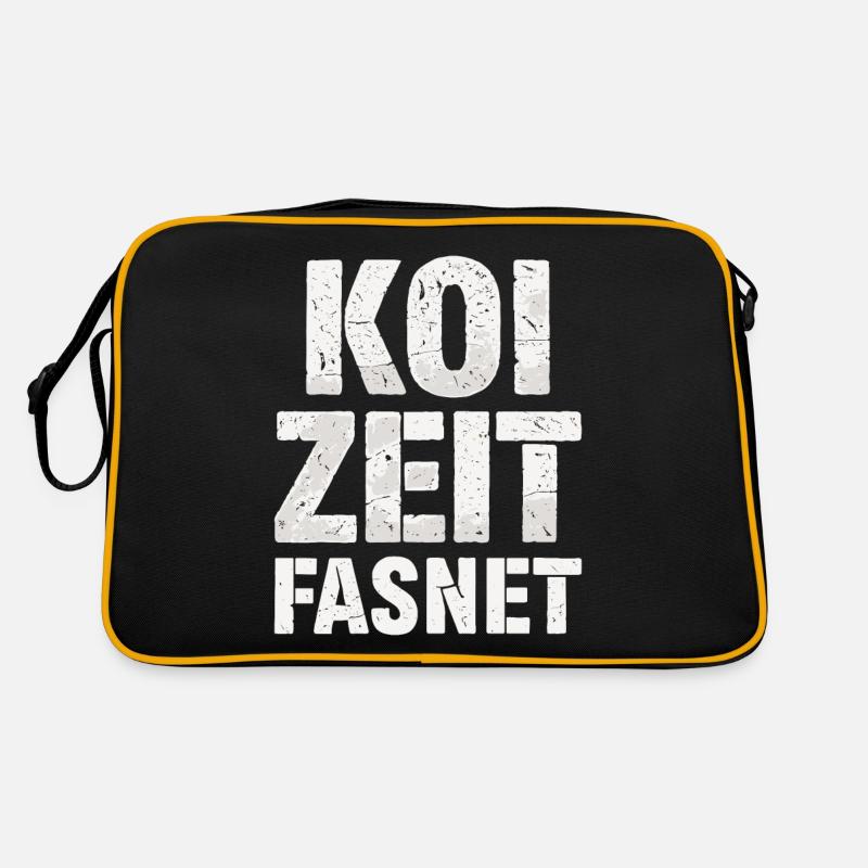 Koi Zeit Fasnet - Carnival Carnival Retro Bag
