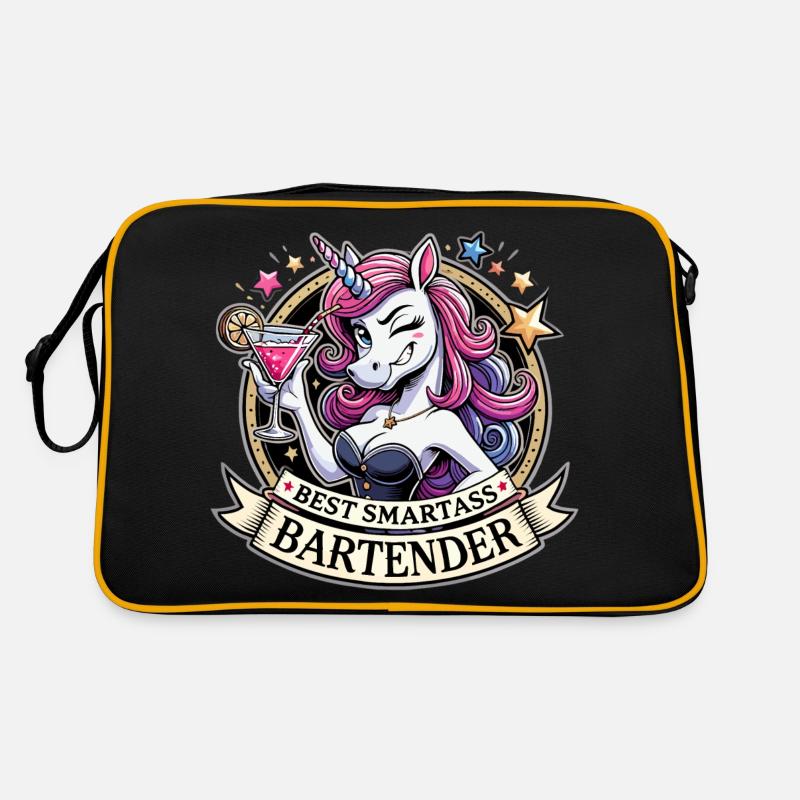 Bartender Barmaid Unicorn Funny Gift Retro Bag