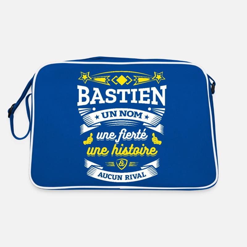 BASTIEN UN NOM UNE FIERTÉ AUCUN RIVAL Sac Retro