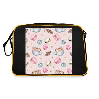 Patterns for Coffee and Sweets Coffee and Sweet - Retro Bag - black/gold - Back