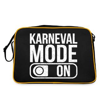 Mode Karneval sur Fasching Fasnet - Sac Retro - noir/or - Dos