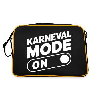 Mode Karneval sur Fasching Fasnet - Sac Retro - noir/or - Dos