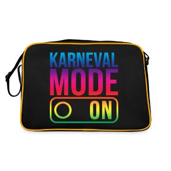 Mode Karneval sur Fasching Fasnet - Sac Retro - noir/or - Dos