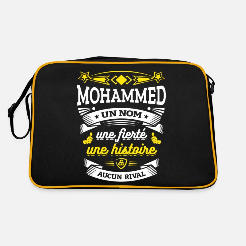 MOHAMMED UN NOM UNE FIERTÉ AUCUN RIVAL Sac Retro