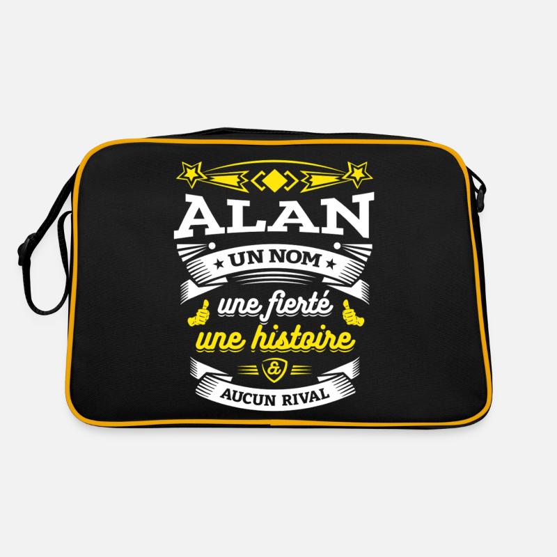 ALAN UN NOM UNE FIERTÉ AUCUN RIVAL Sac Retro