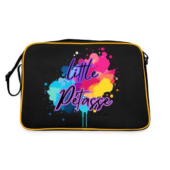 Little Pétasse - Sac Retro - noir/or - Dos