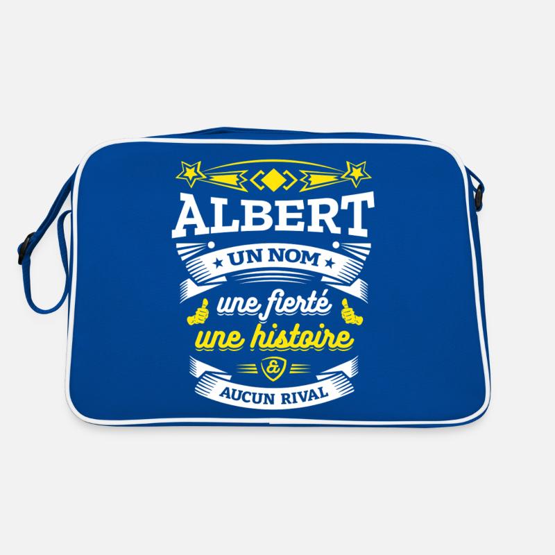 ALBERT UN NOM UNE FIERTÉ AUCUN RIVAL Sac Retro