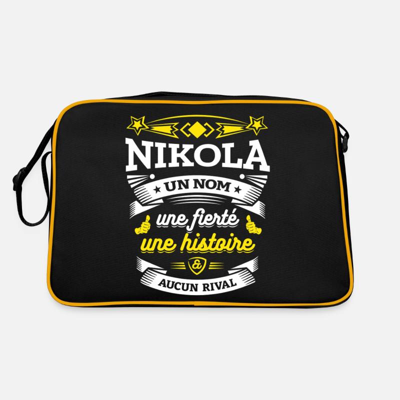 NIKOLA UN NOM UNE FIERTÉ AUCUN RIVAL Sac Retro