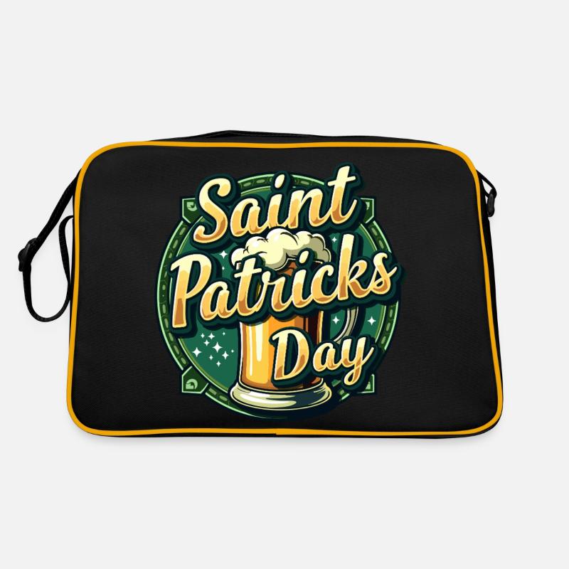 Saint Patrick`s Day Beer Retro Tasche