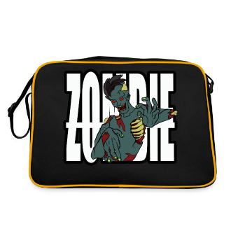 zombie - Retro Bag - black/gold - Back