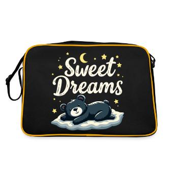 Teddy Bear Sweet Dreams Chemise de nuit officielle - Sac Retro - noir/or - Dos