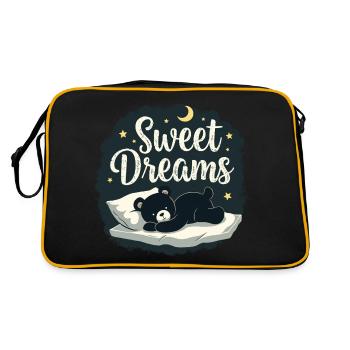 Teddy Bear Sweet Dreams Chemise de nuit officielle - Sac Retro - noir/or - Dos