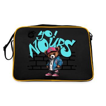 Yo! Nours - Sac Retro - noir/or - Dos