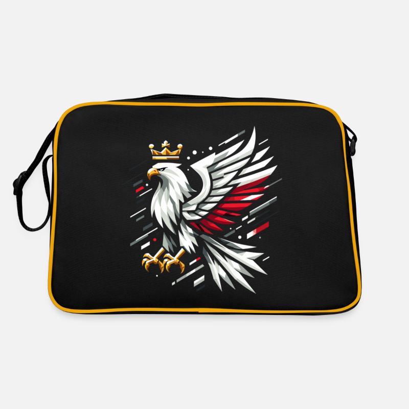 Poland Polska Eagle Flag Flag Geometry Gift Retro Bag