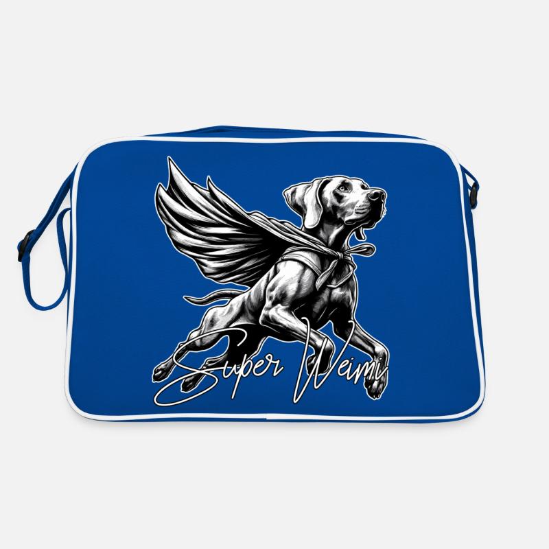 Super chien braque de Weimar Weimi Cape Cape cadeau Sac Retro