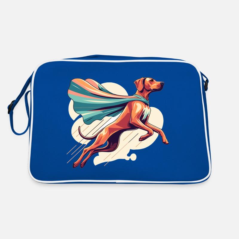Super Hund Rhodesian Ridgeback RR Ridgie Geschenk Retro Tasche