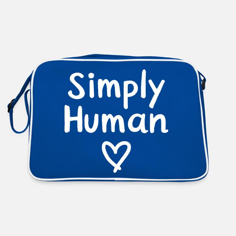 Simply Human Heart Humanity Retro Bag