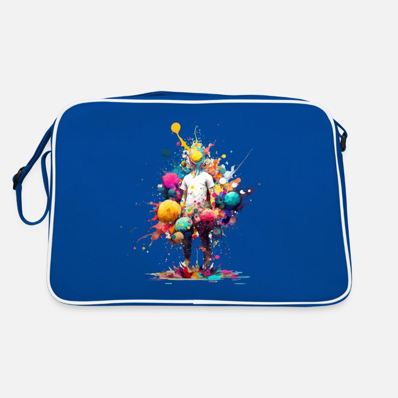 Planète de couleur Sac Retro