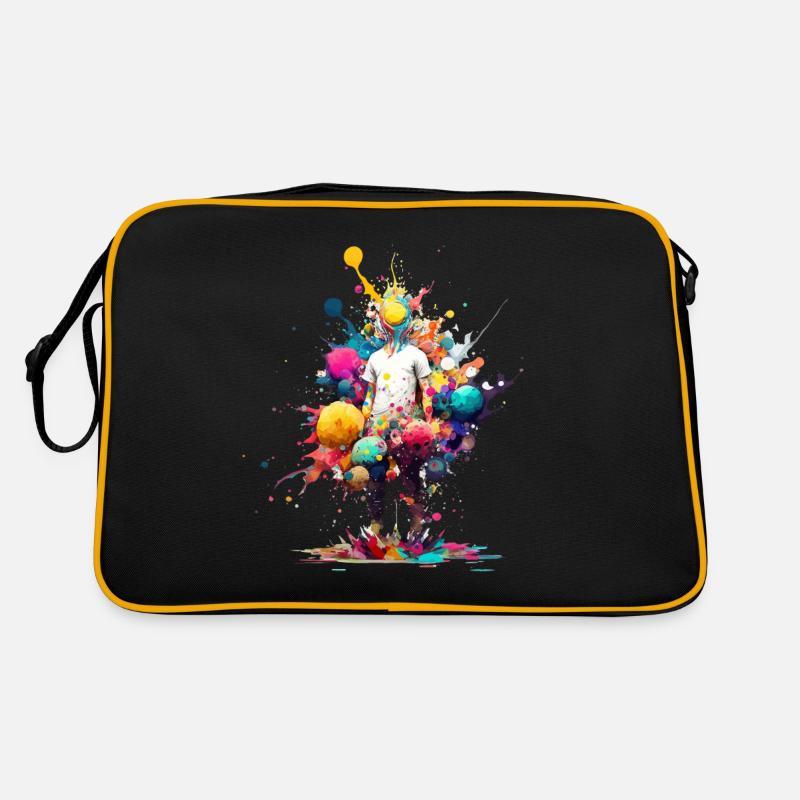 Planète de couleur Sac Retro