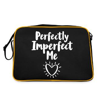 Moi parfaitement imparfait - Sac Retro - noir/or - Dos