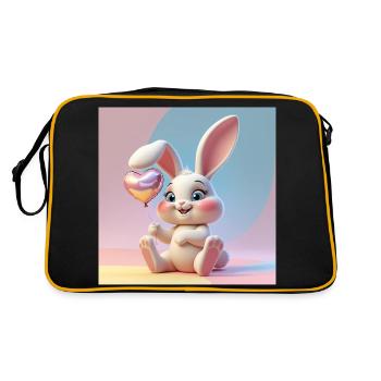 Zinzinuo – Cute Bunny for Everyone - Retro Bag - black/gold - Back