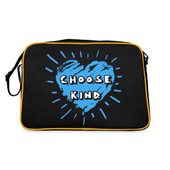 Choose Kind Be Kindness - Retro Bag - black/gold - Back