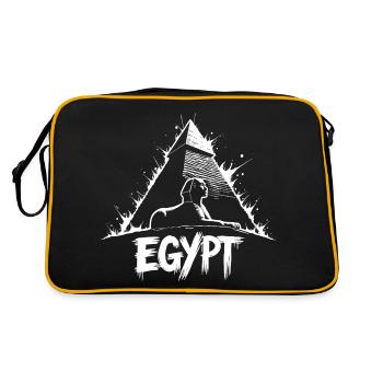 Pyramide du Sphinx d’Égypte - Sac Retro - noir/or - Dos